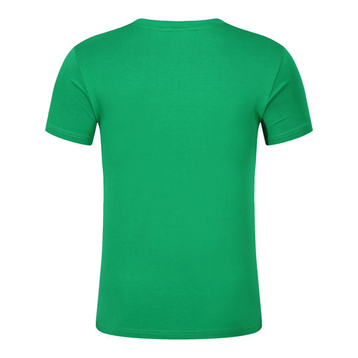 绿色圆领莱卡T恤衫(图2)